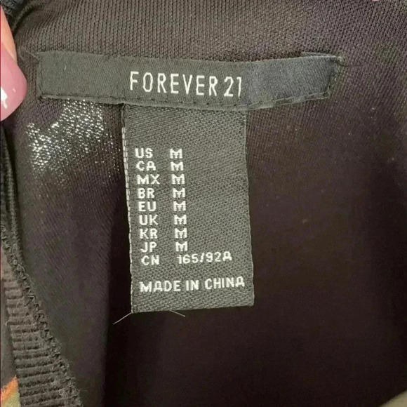 Forevwr 21 Floral Sheer Shortsleeve Top - Picture 4 of 4